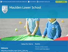 Tablet Screenshot of mauldenlower.com